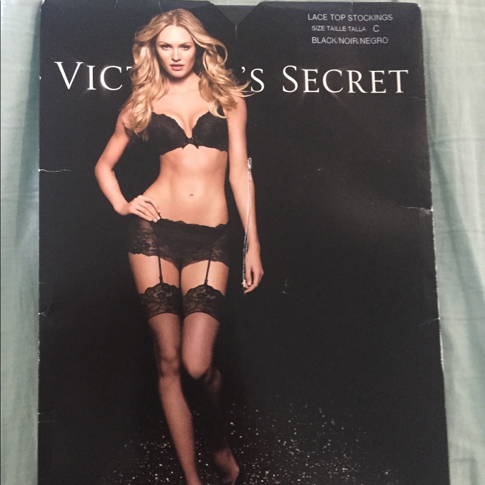 Lace top stockings